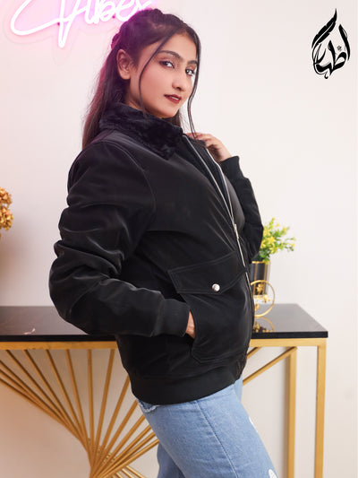 Shadow Luxe Unisex Puffer Jacket